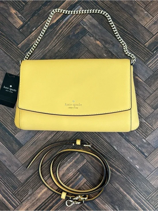 NWT Kate Spade Laurel Way Greer Crossbody Bag Purse In Fresh Hay - Picture 2 of 10